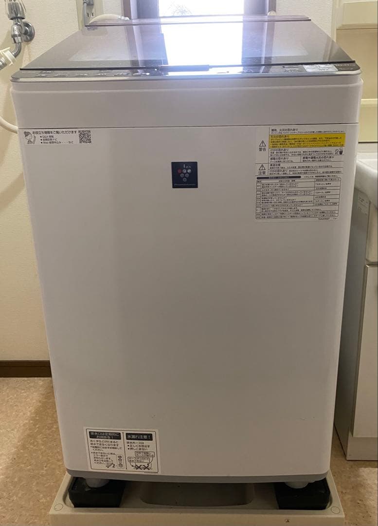 【お得・美品】SHARP 洗濯乾燥機 10kg/5kg 乾燥ほぼ未使用