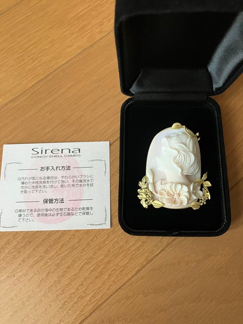 カメオ　18Kペンダントブローチ