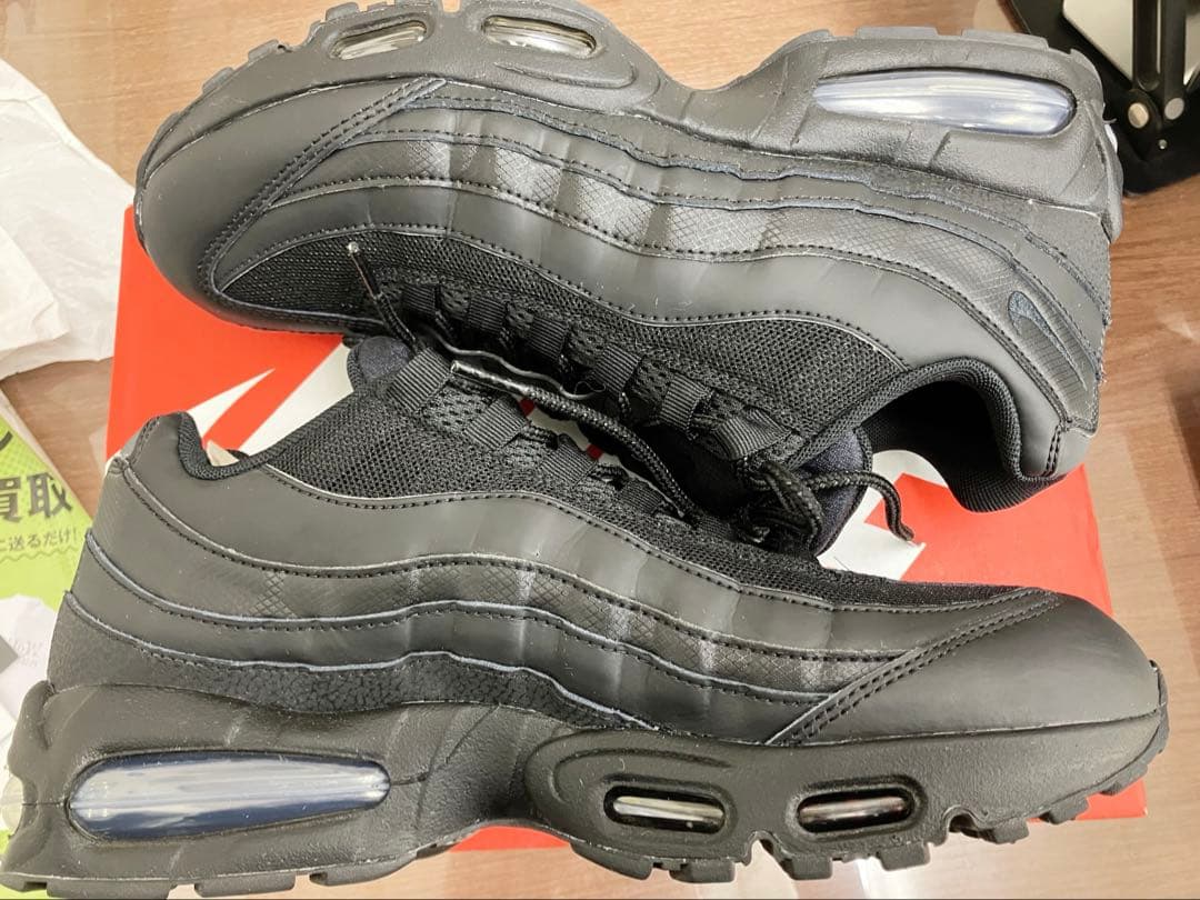 靴 Air Max 95 OG Big Bubble Triple Black