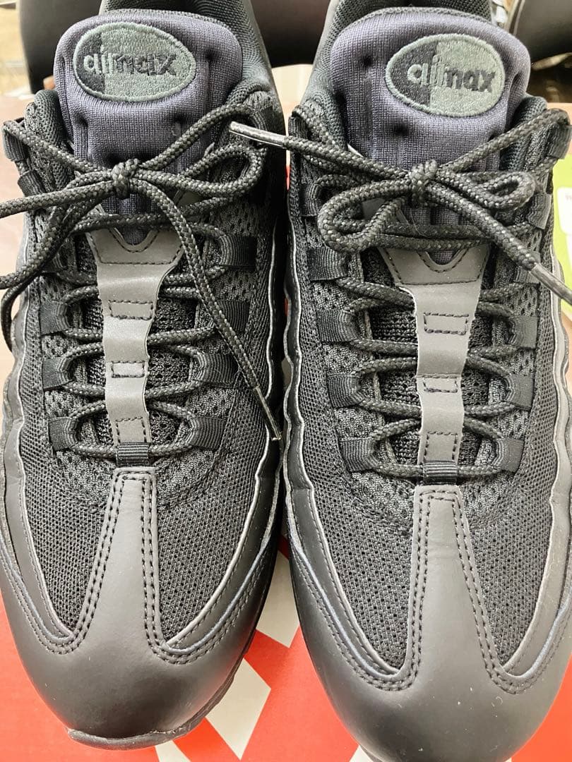 靴 Air Max 95 OG Big Bubble Triple Black