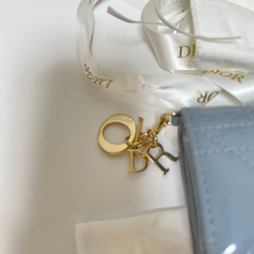 レディーディオールロータスウォレットLady Dior Lotus ブルー