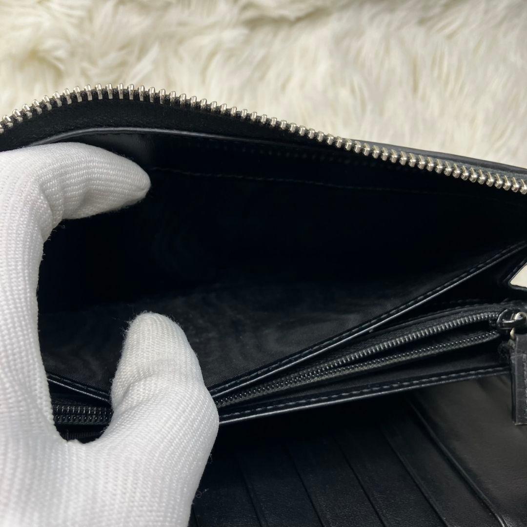✨極美品✨グッチ　長財布　ラウンドファスナー オーガナイザー　黒