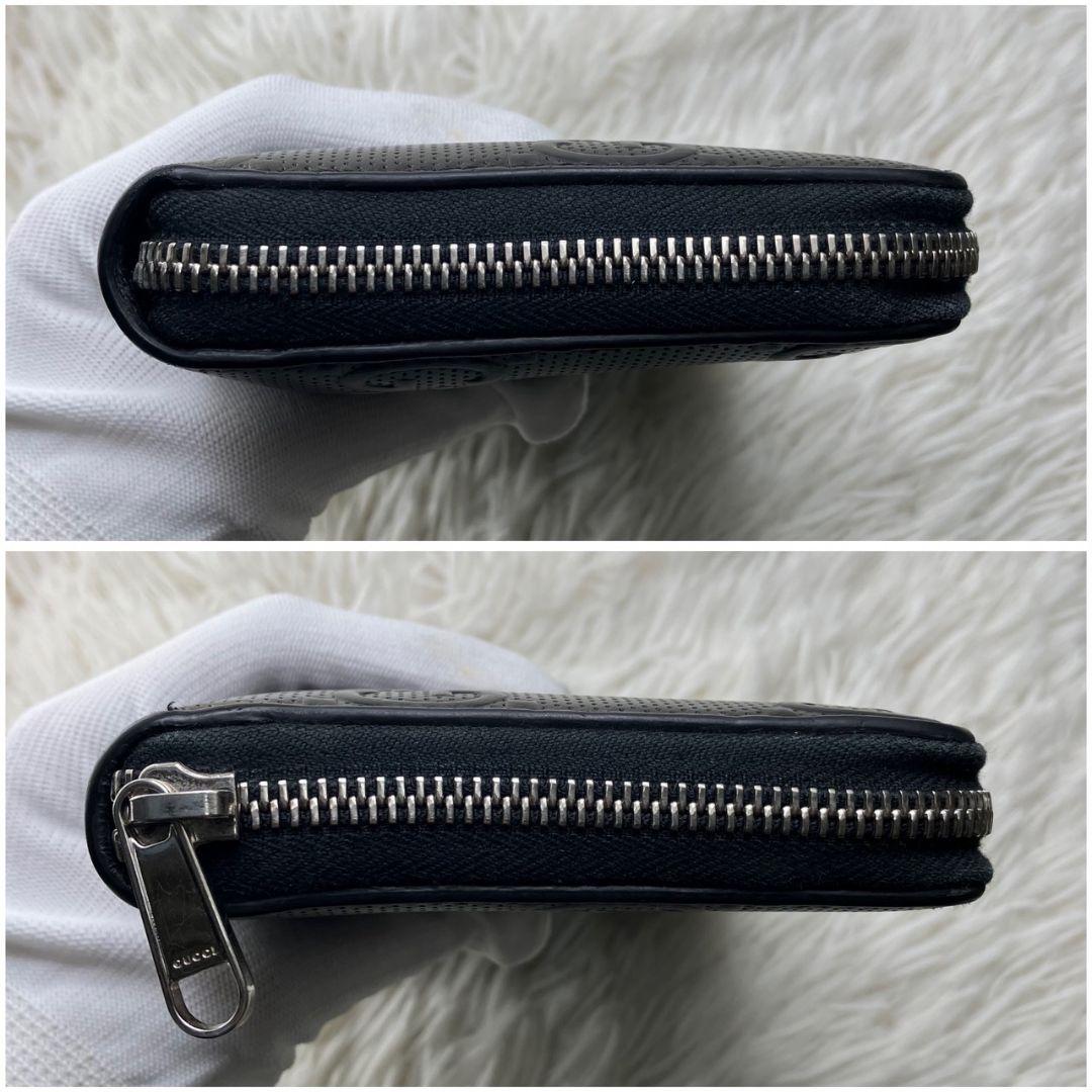 ✨極美品✨グッチ　長財布　ラウンドファスナー オーガナイザー　黒