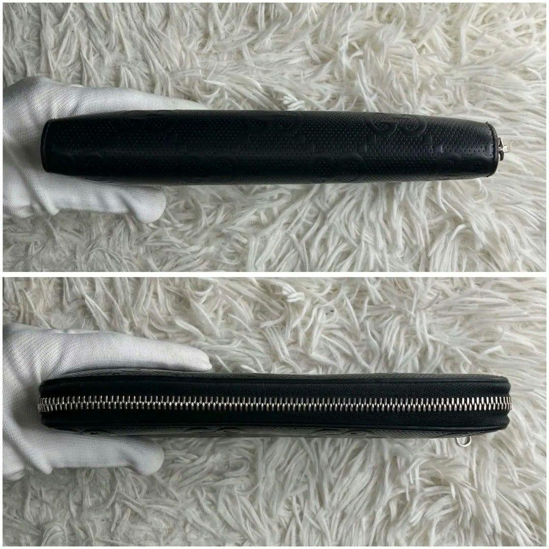 ✨極美品✨グッチ　長財布　ラウンドファスナー オーガナイザー　黒