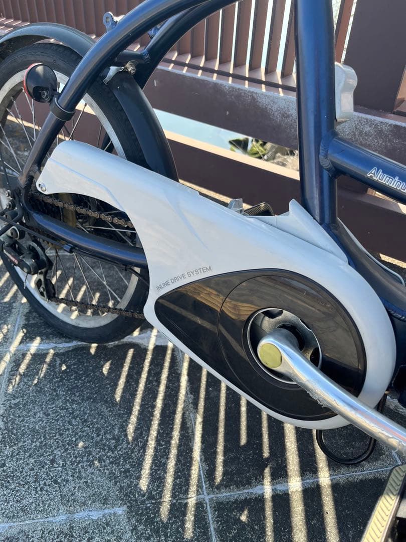 未整備　電動アシスト　Panasonic aluminum FRAME 折り畳み