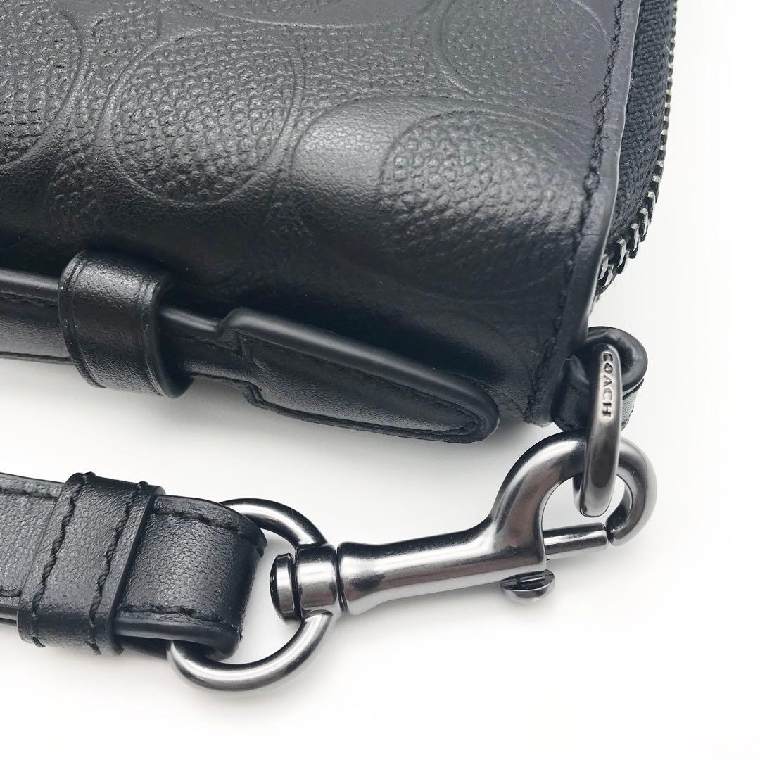 COACH 大人気！！ ダブルジップ トラベルオーガナイザー シグネチャー 新品