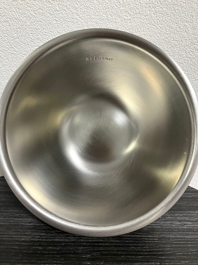 la base ラバーゼ　ステンレス角バット　角ザル　ボウル×2　4セット