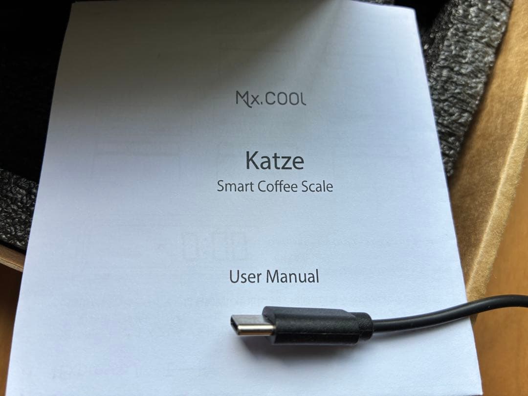 Katze 新型高性能コーヒースケール エスプレッソ連続抽出対応 ブラック