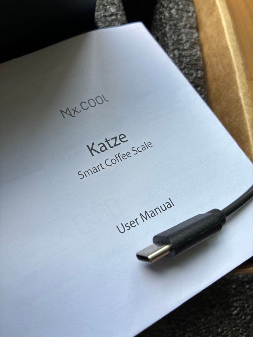 Katze 新型高性能コーヒースケール エスプレッソ連続抽出対応 ブラック