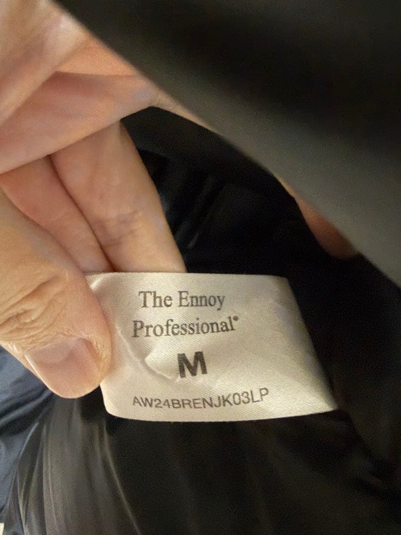 Ennoy スタイリスト私物 NYLON PADDED JACKET SETUP