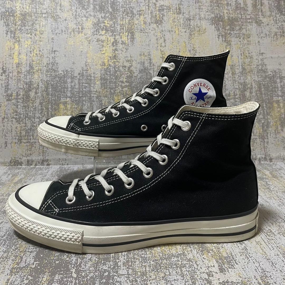 ★日本製★コンバース オールスター ハイカット【27】キャンバス ブラック 美品