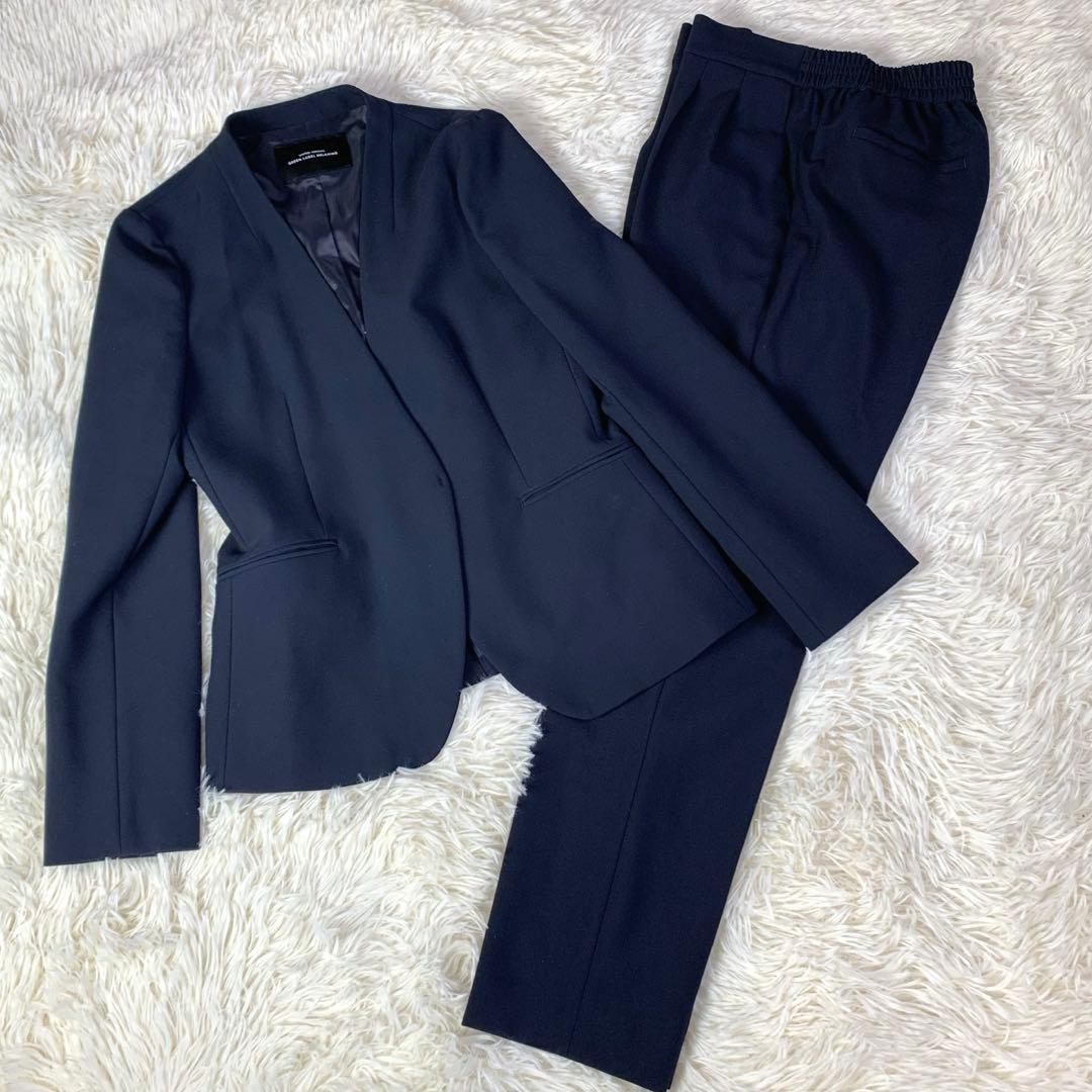 【専用です】【美品】グリーンレーベルリラクシング パンツスーツ ネイビー 40