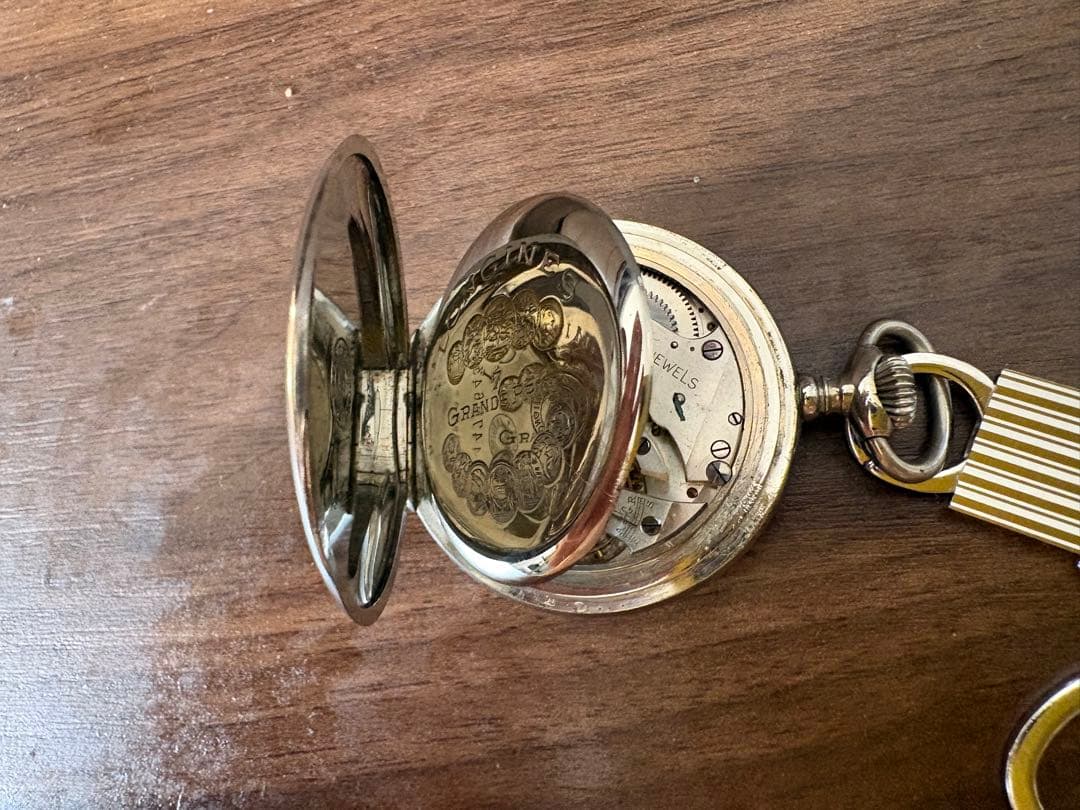 静*雪様 Longines ロンジン 懐中時計　シルバー　昭和初期　不動品