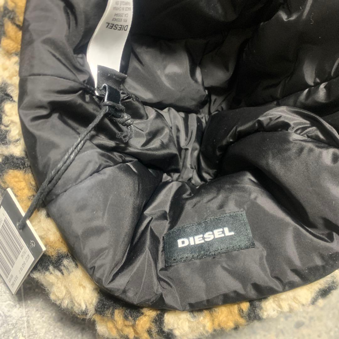 DIESEL ディーゼル フライトキャップ レオパード
