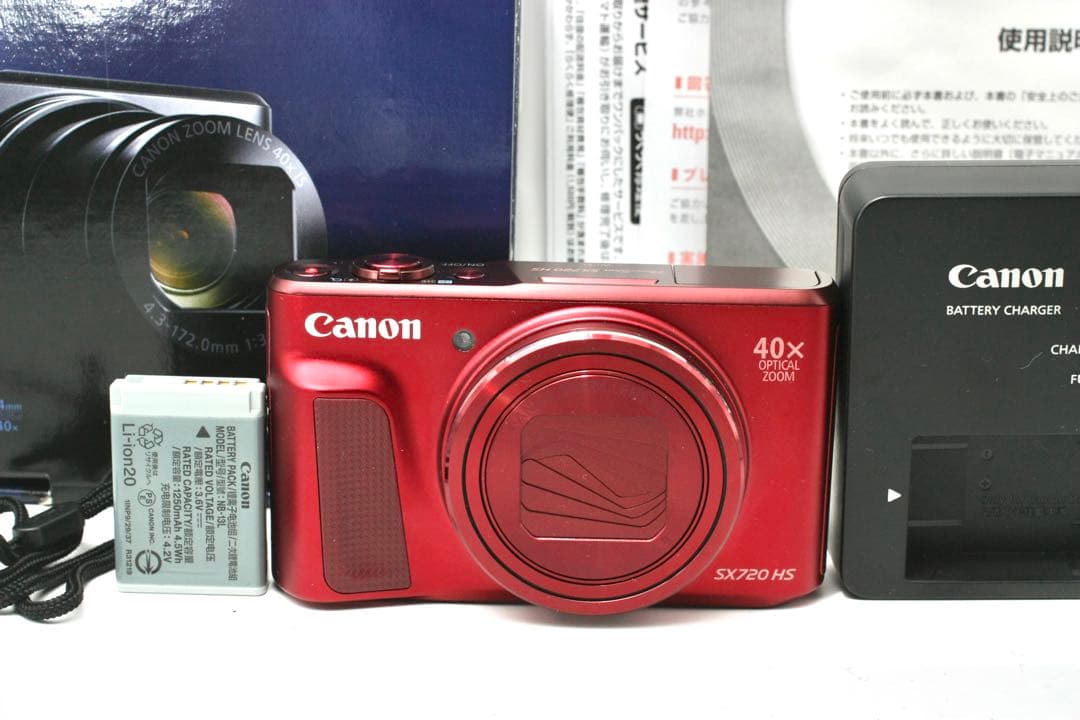 ★極美品★ Canon PowerShot SX720 HS レッド WI-FI