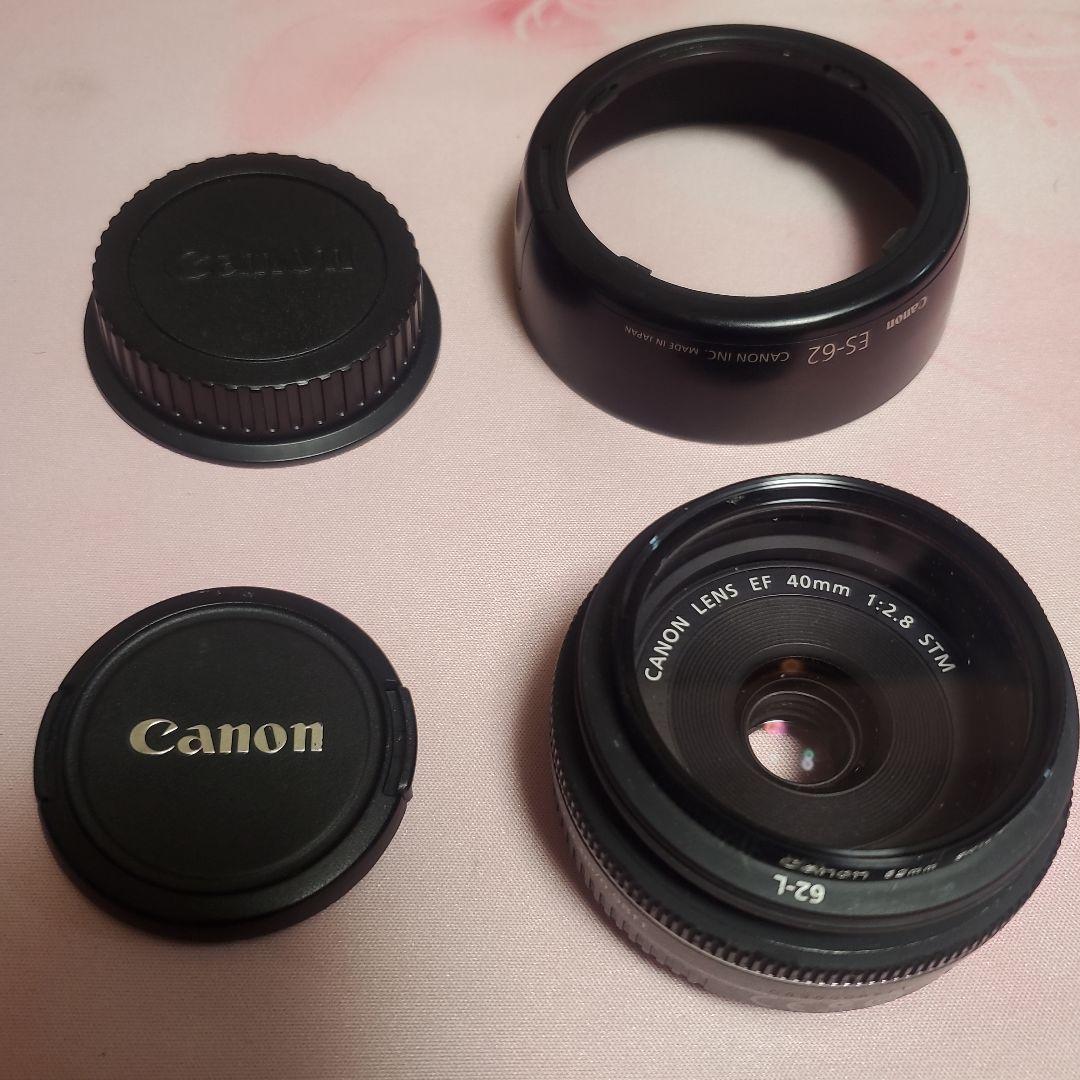 Canon EF 40mm F2.8 STM フード付き