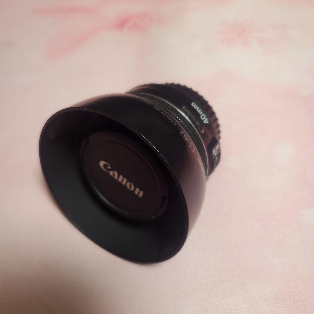 Canon EF 40mm F2.8 STM フード付き