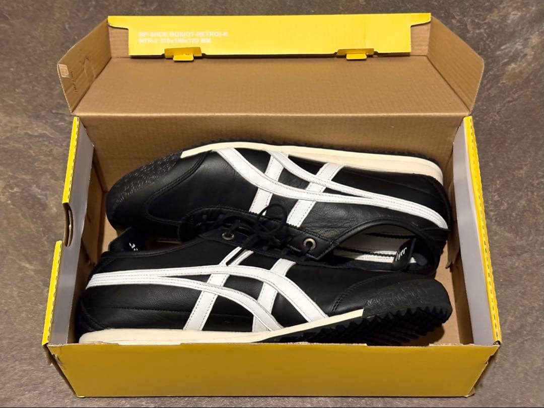 オニツカタイガー メキシコ66 SD 27.0 BLACK/WHITE