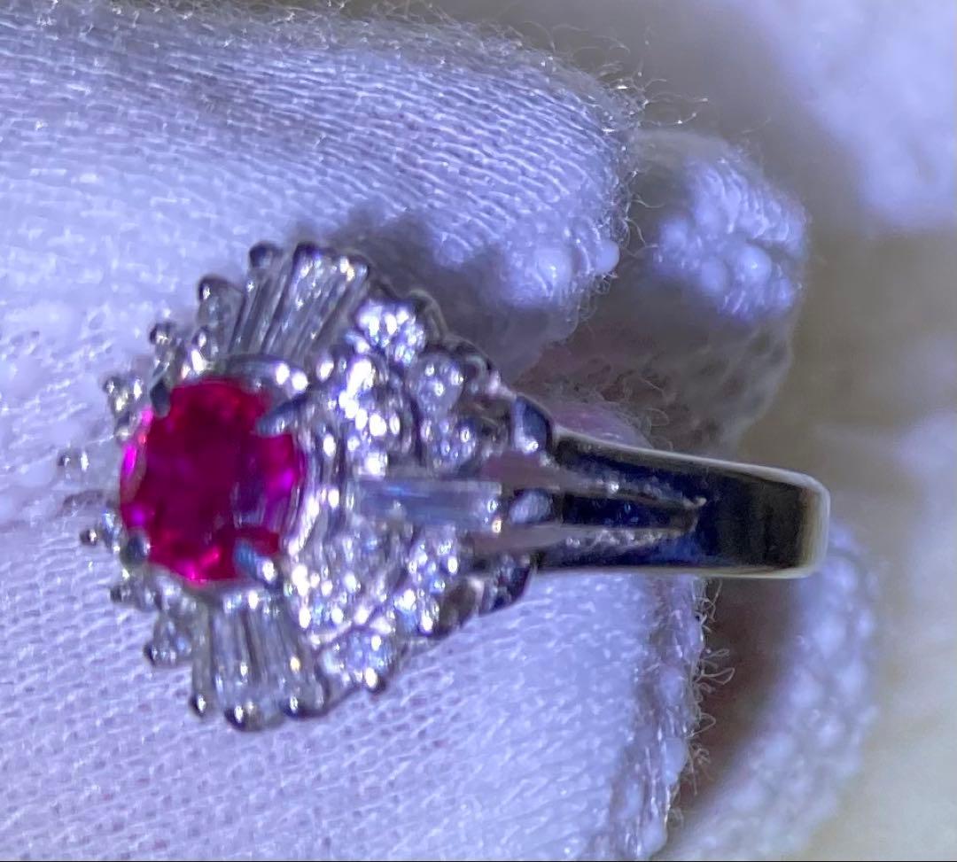 本日2/10最終価格100,000円天然ルビーメレダイヤリング12号再査定済み！