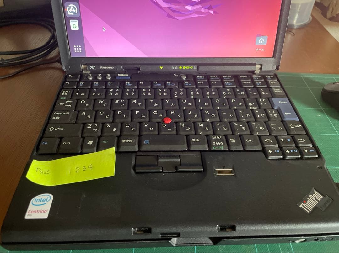 値下げThinkPad X61＋X6 UltraBase OS Ubuntu