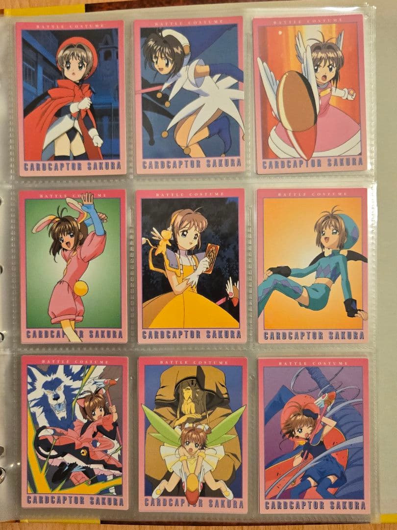 カードダスマスターズ　カードキャプターさくらPART1　セミコンプ、バインダー