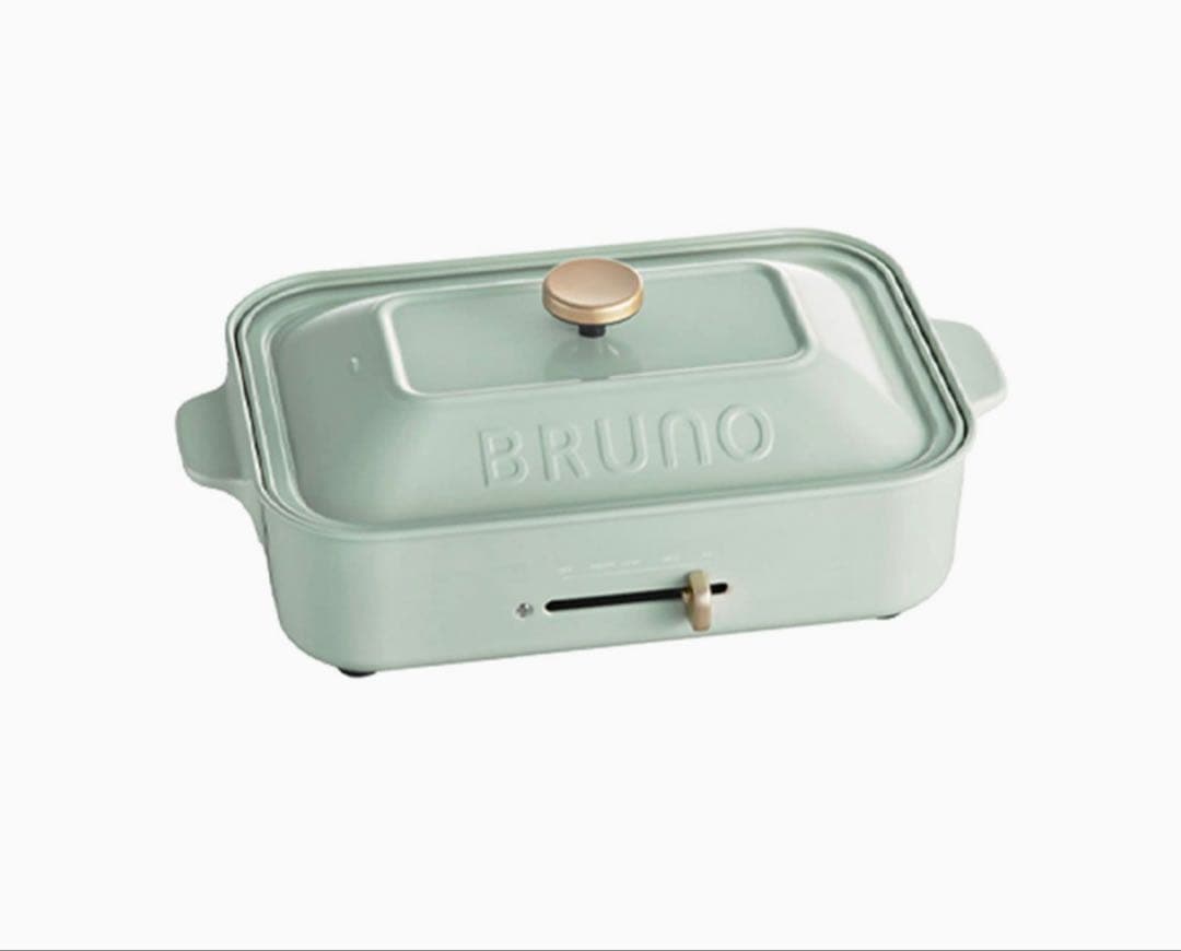 BRUNO コンパクトホットプレート BRUNOたこ焼きピック、レシピ付き