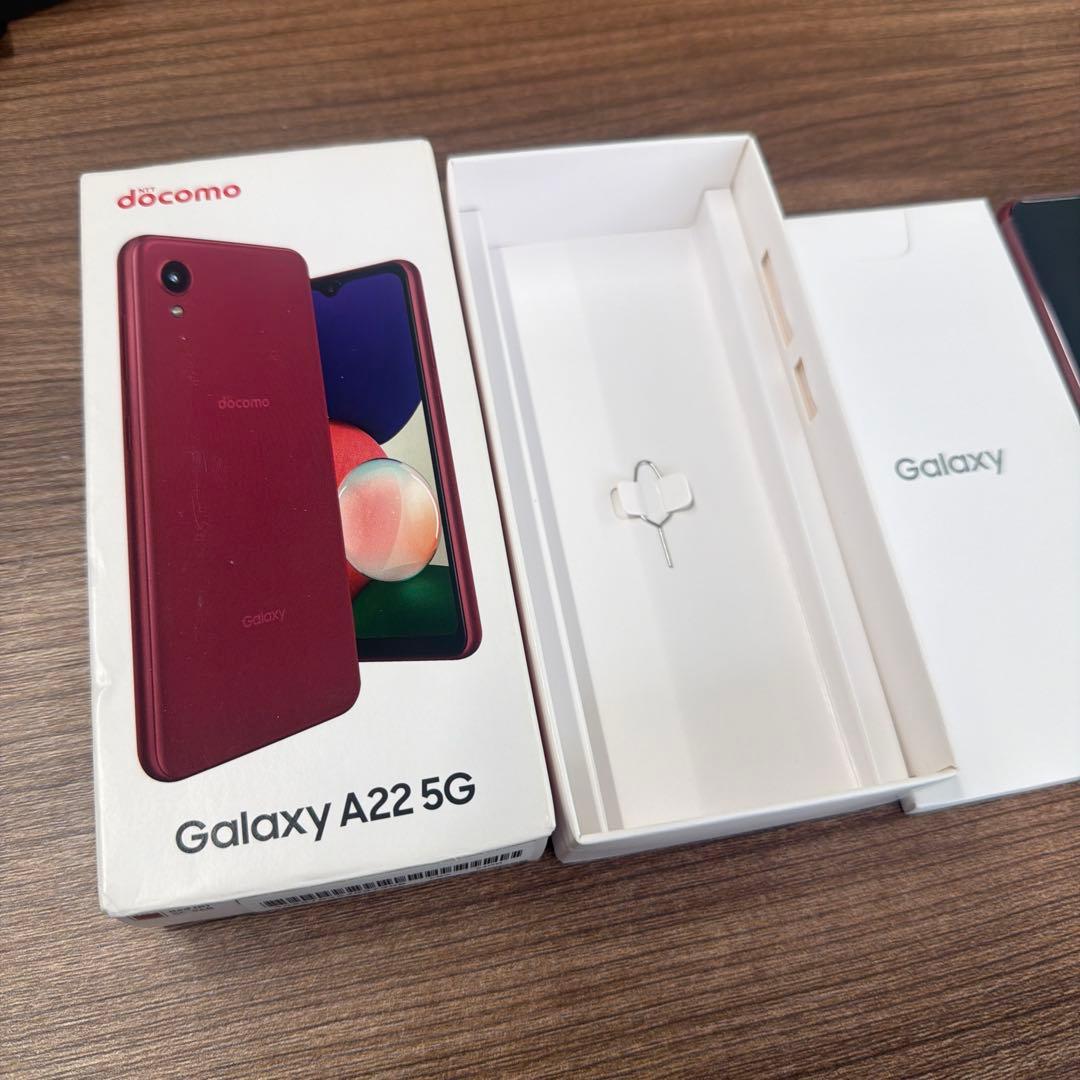 Galaxy A22 5G Red 64GB docomo 本体 Simfree