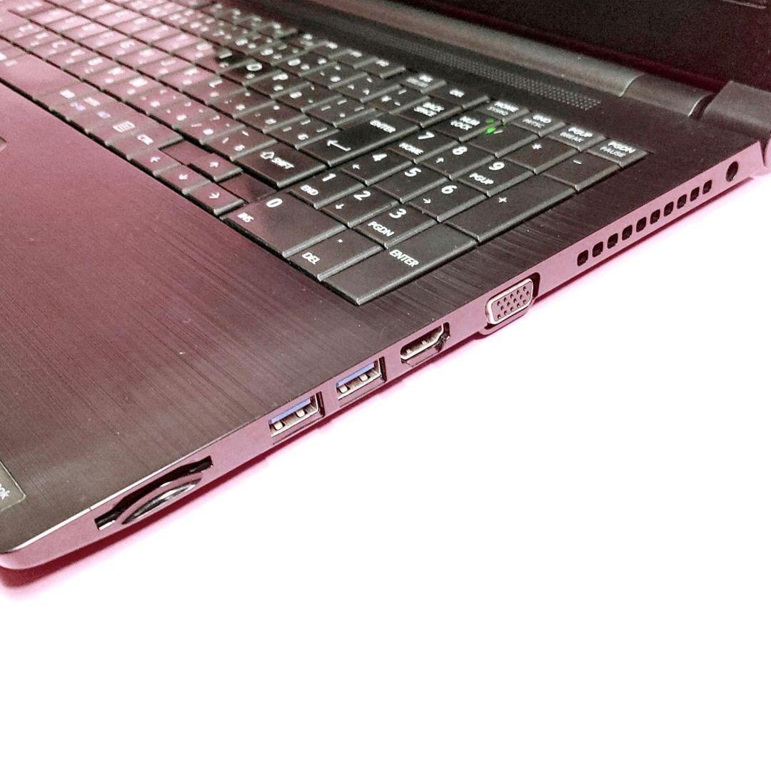 2019年モデル‼️高速SSD128✨8GB✨カメラ付き黒ノートパソコン✨設定済