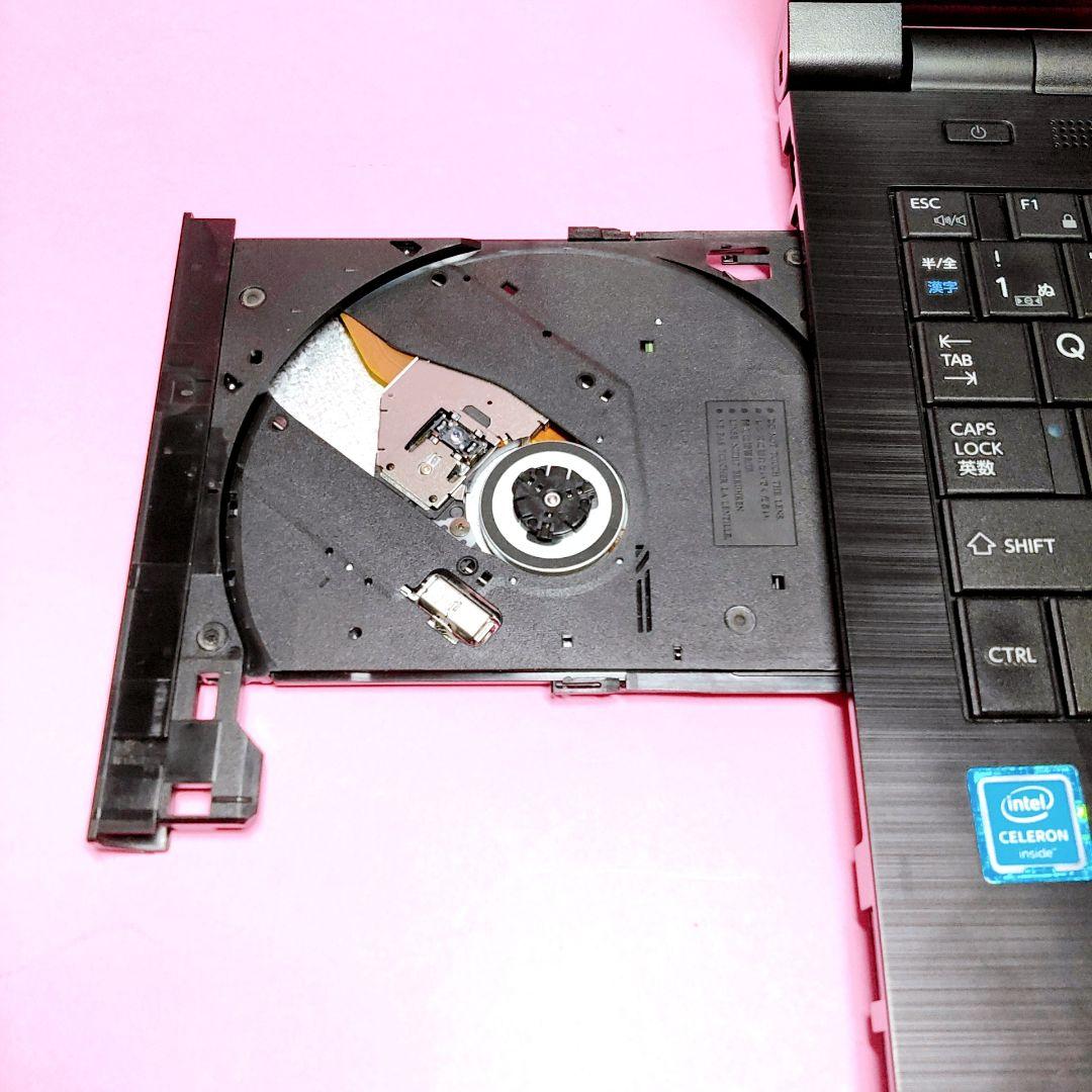 2019年モデル‼️高速SSD128✨8GB✨カメラ付き黒ノートパソコン✨設定済