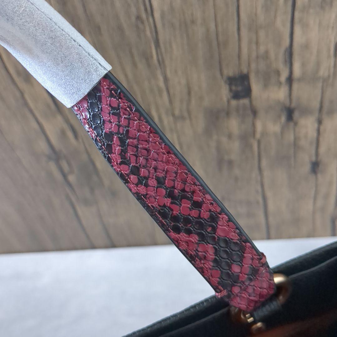 【新品】COACH トートバッグ ブラック バスキア　C5661