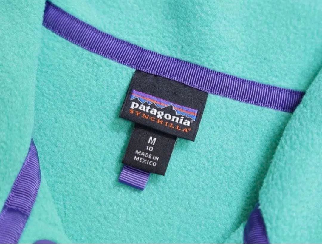 【美品】Patagonia パタゴニア フリース、LWシンチラ スナップ T