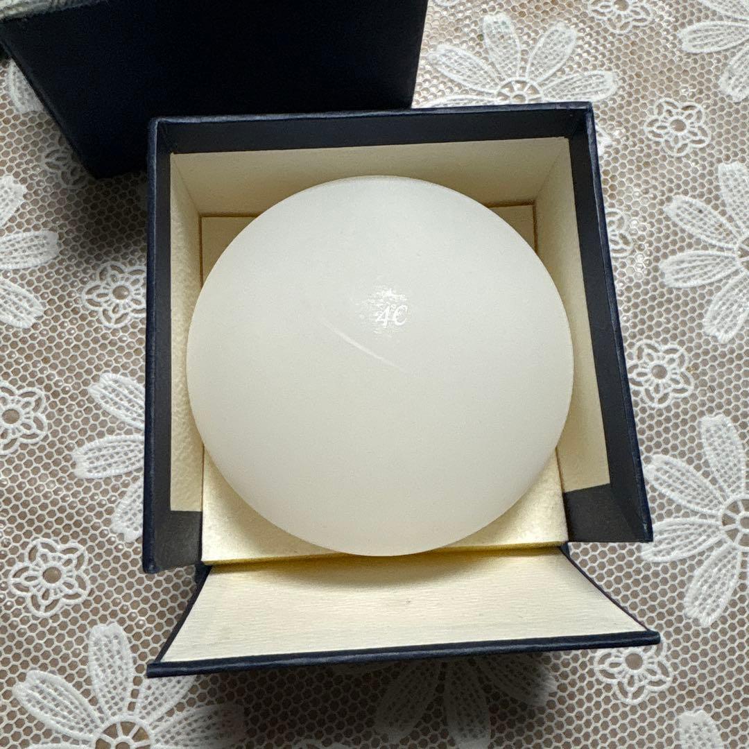 4°C スノードロップ サファイアピアス 14金 ホワイトゴールド