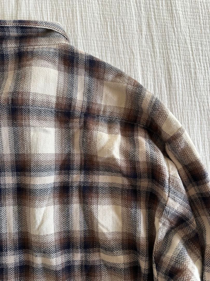 Daydream Ombre Check Flannel Shirt サイズM