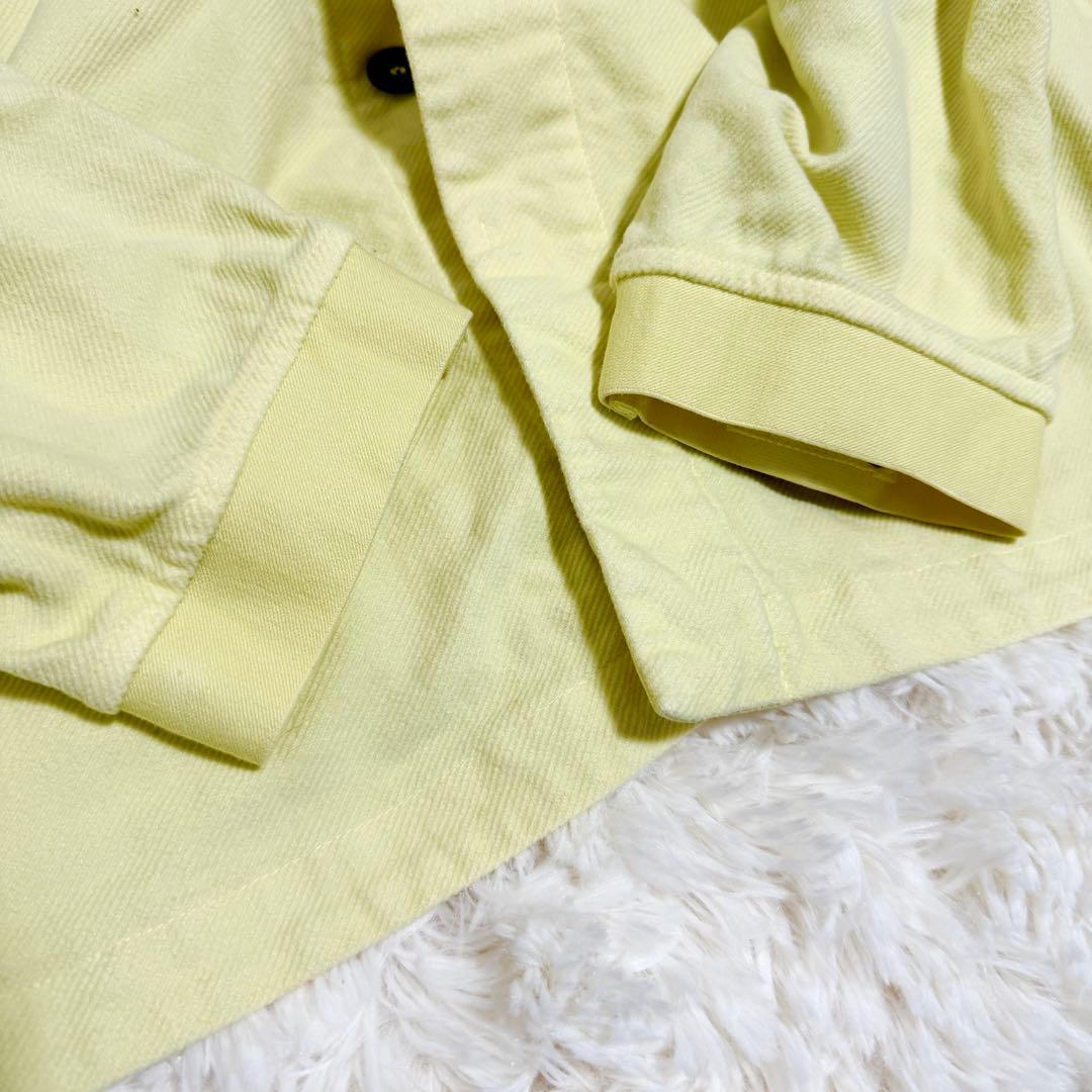 ストーンアイランド　モールスキン 長袖シャツ　L イエロー