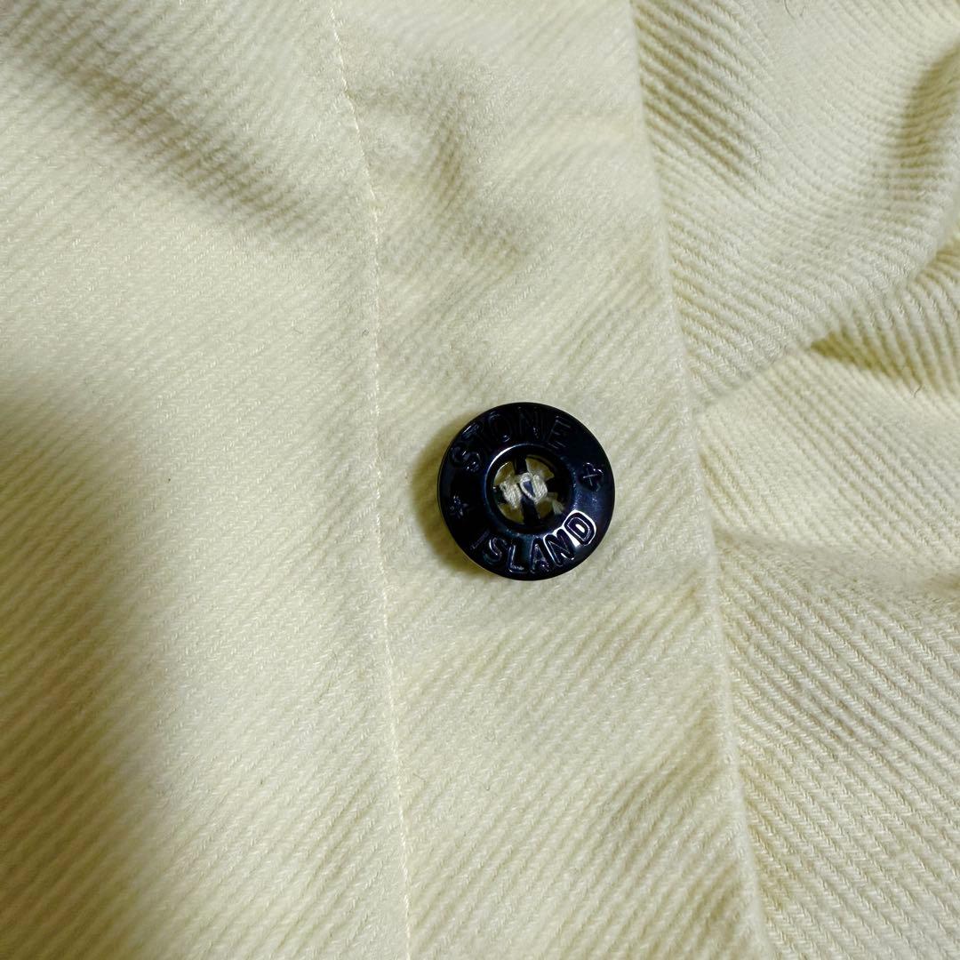 ストーンアイランド　モールスキン 長袖シャツ　L イエロー