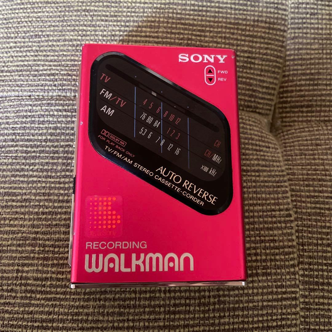 レトロ　SONY WM-F203 カセットプレーヤー　ポータブル　ウォークマン