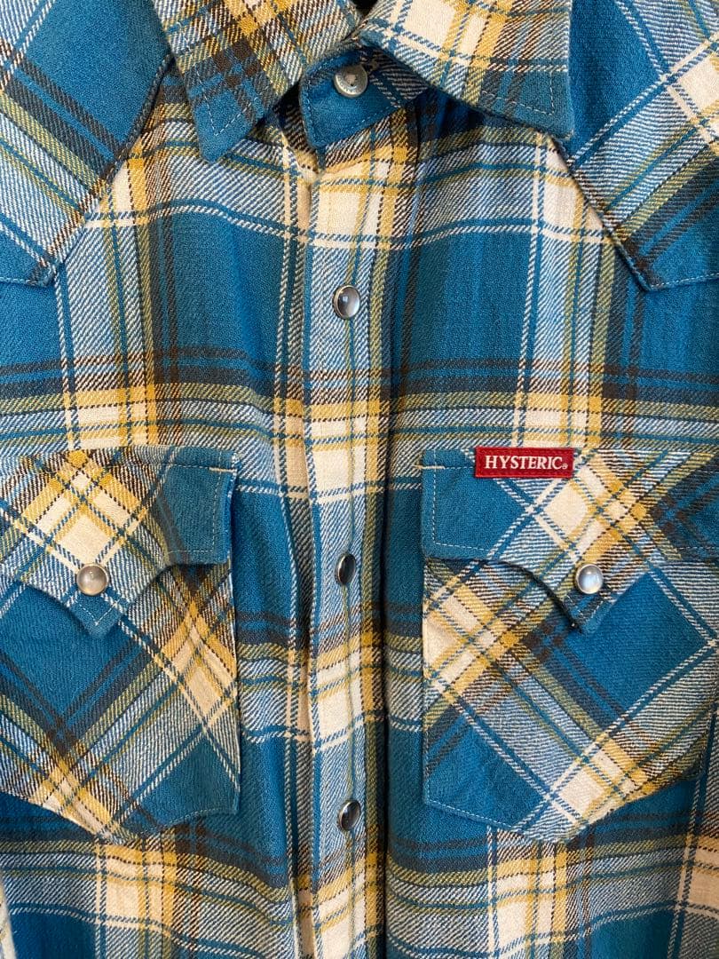 ヒステリックグラマーのチェックシャツM半額以下❗️
