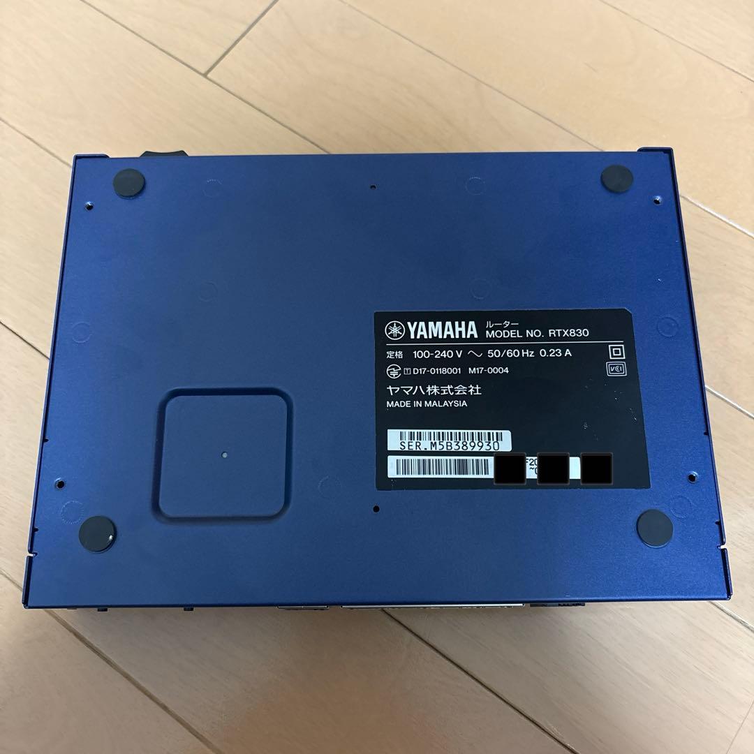 【小傷あり】YAMAHA RTX830 有線LANルーター