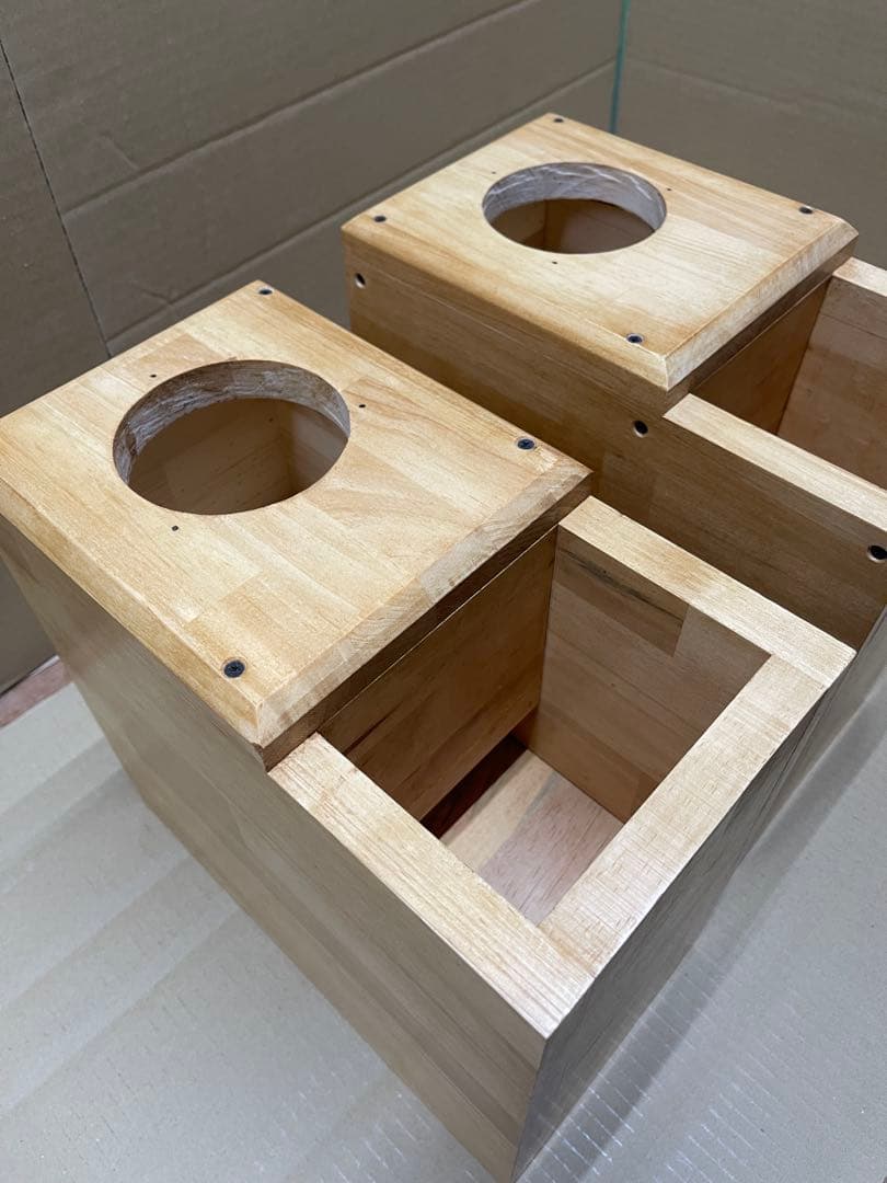 バックロードホーン9.2cmユニット搭載自作スピーカー