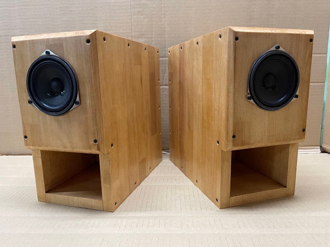 バックロードホーン9.2cmユニット搭載自作スピーカー