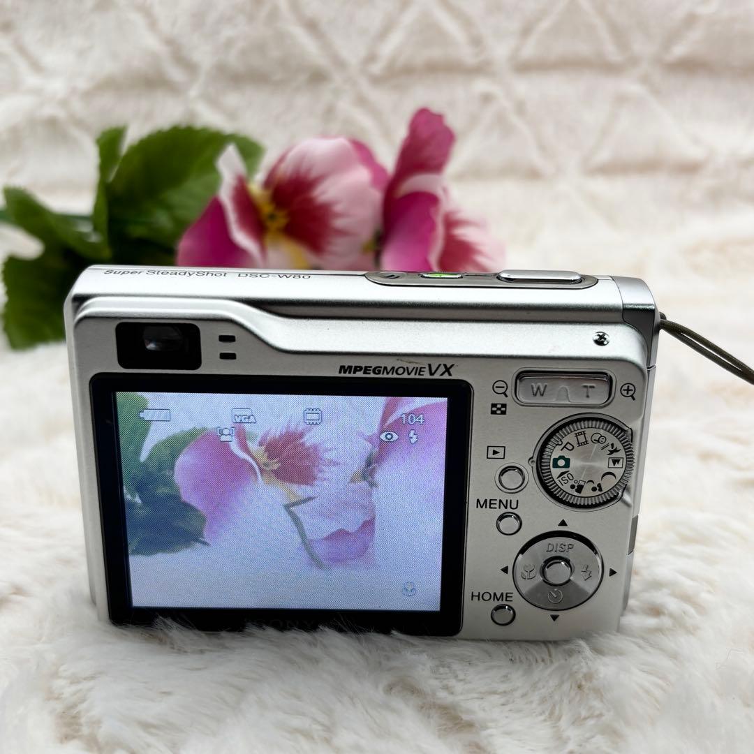 動作良好 Sony Cyber-Shot DSC-W80 シルバー