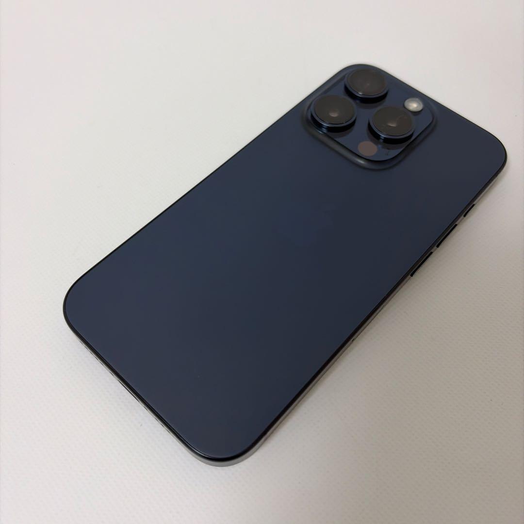 iPhone15pro 256GB チタンブルー