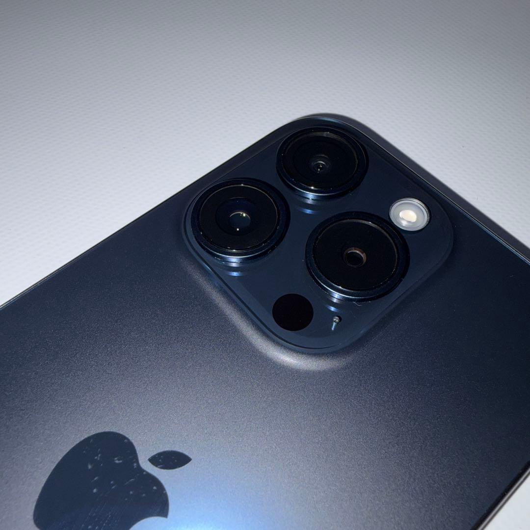 iPhone15pro 256GB チタンブルー