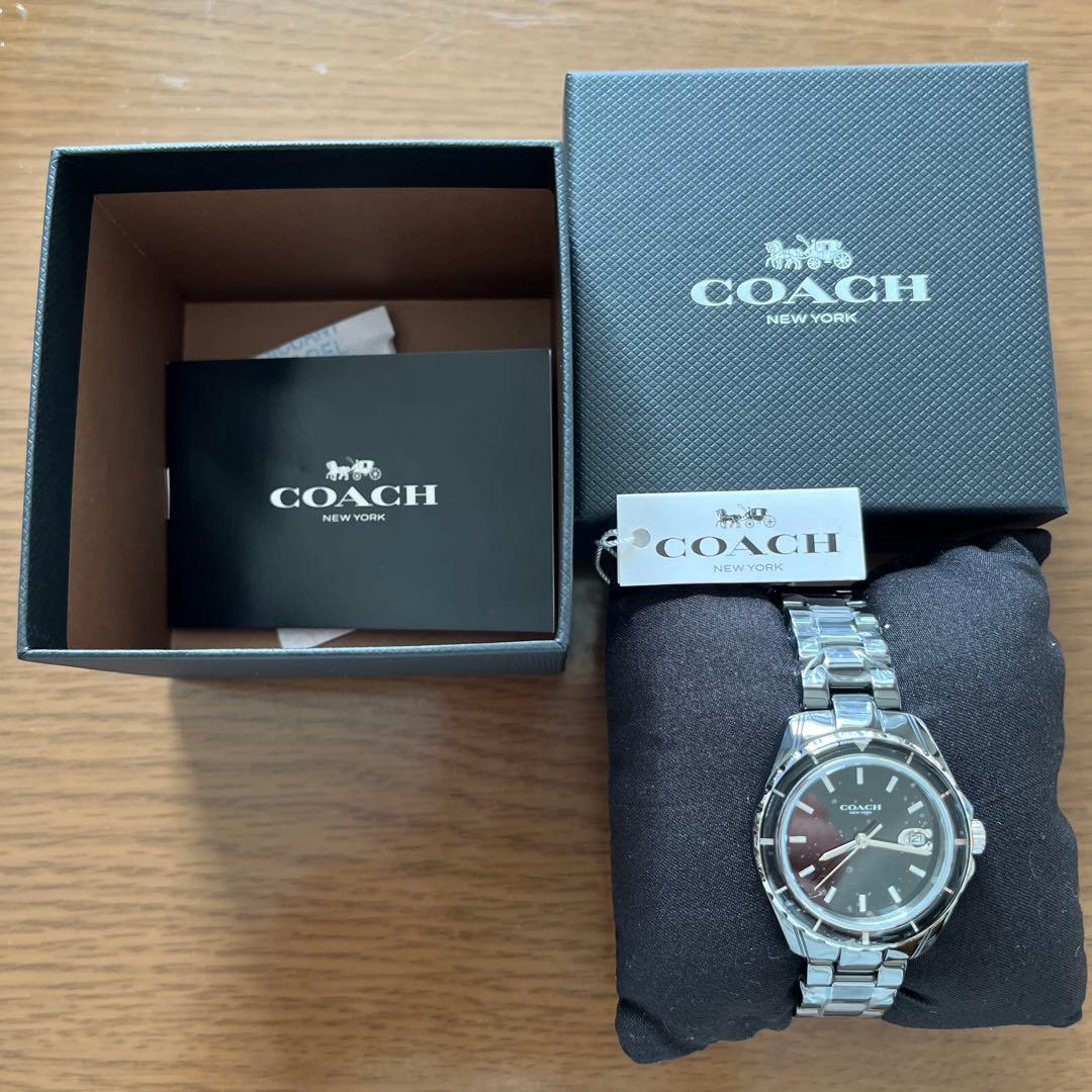 COACH アナログ時計 黒