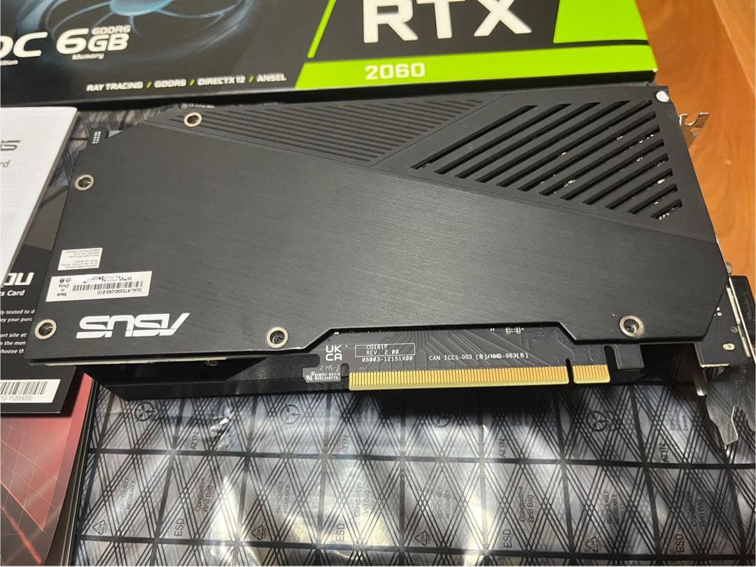 グラフィックボード・グラボ・ビデオカード ASUS RTX 2060 6GB