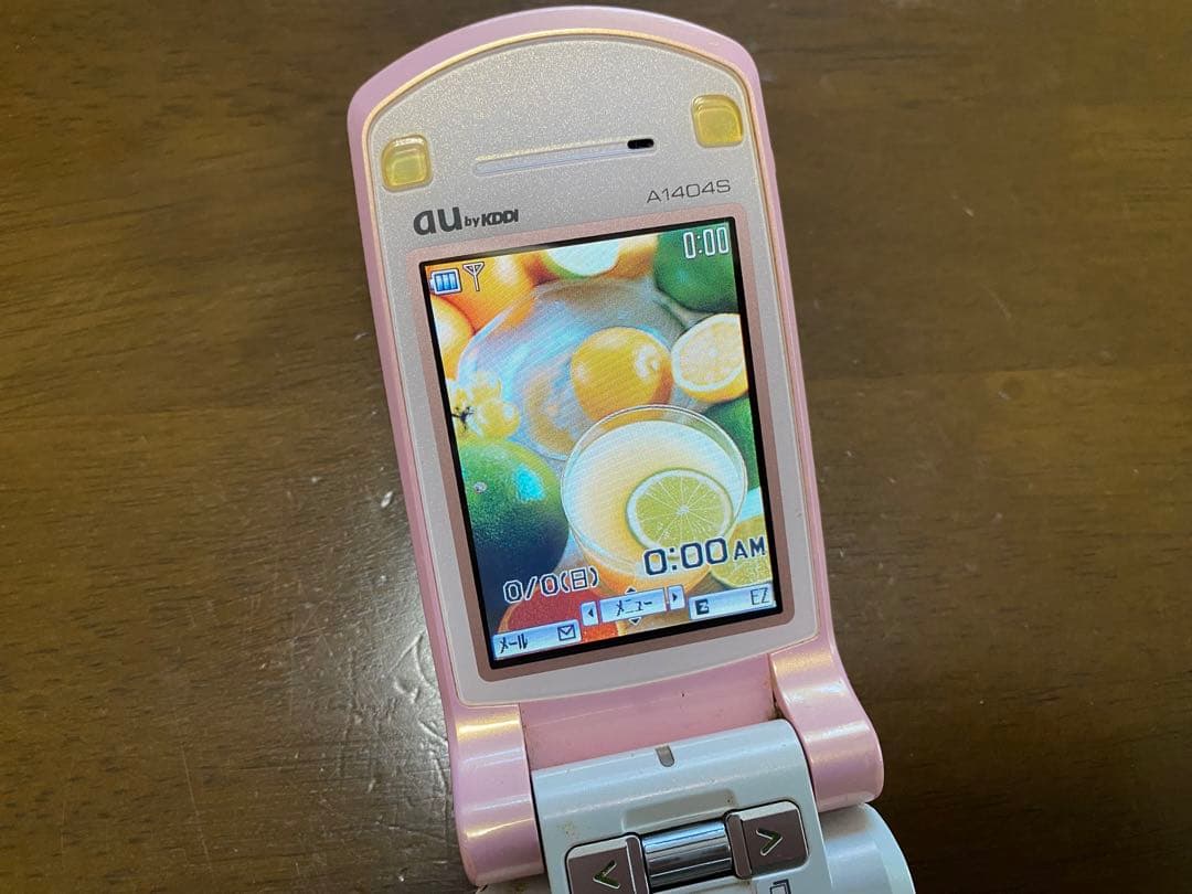 【auガラケー】SONY Ericsson A1404S ピンク