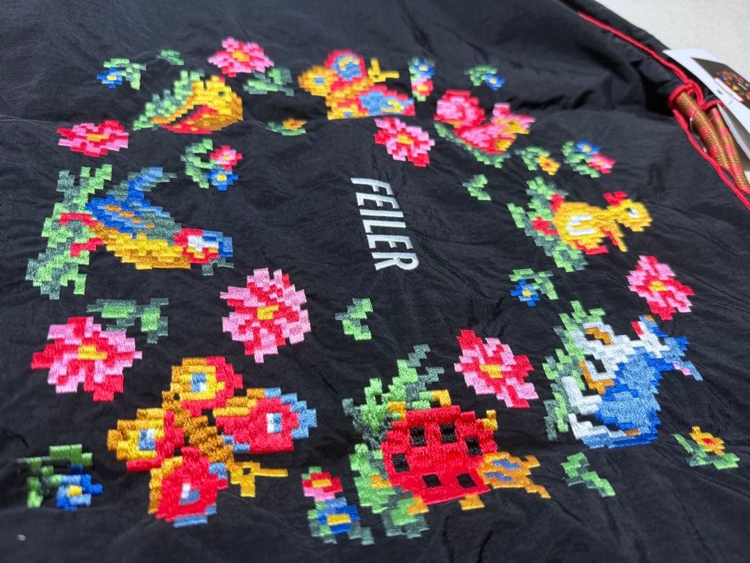 【正規品】FEILER × Ball&Chain エコバッグ ハイジ 黒Lサイズ