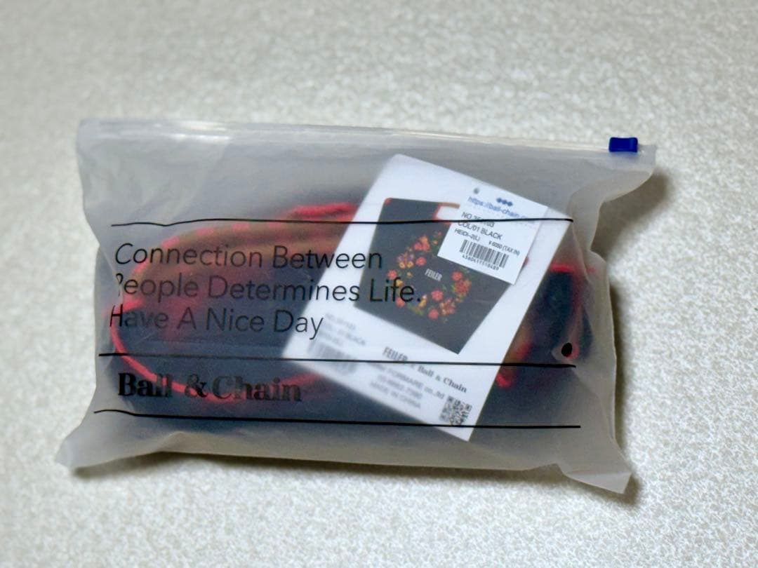 【正規品】FEILER × Ball&Chain エコバッグ ハイジ 黒Lサイズ