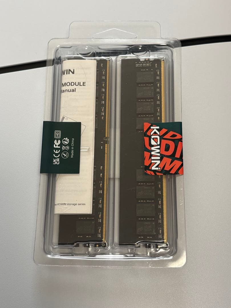 新品未開封　DDR4 KOWIN DU320 UDIMM 32GB 16GB×2