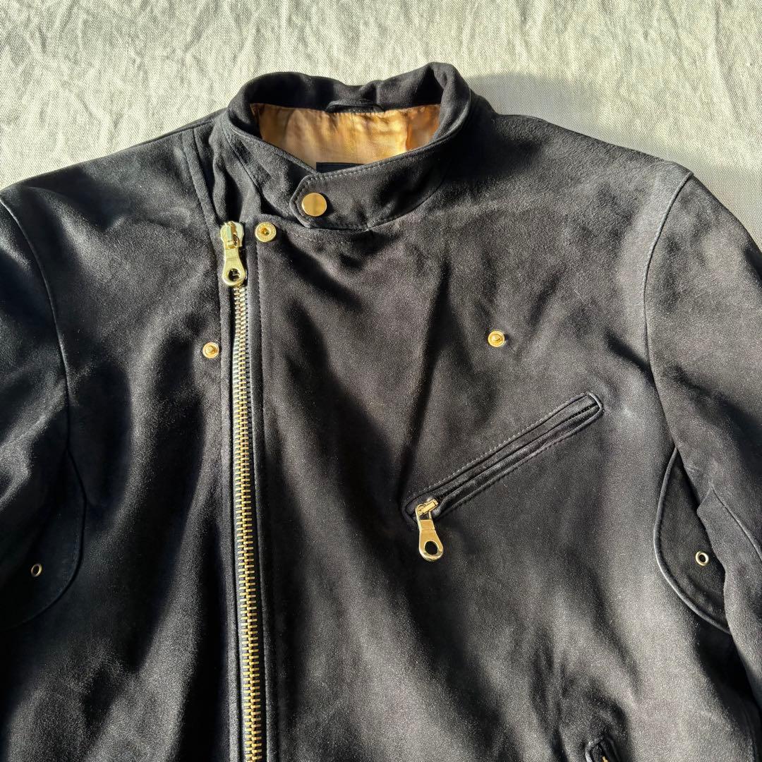 CINQUANTAチンクアンタ スエード ダブルライダース BeamsF 48